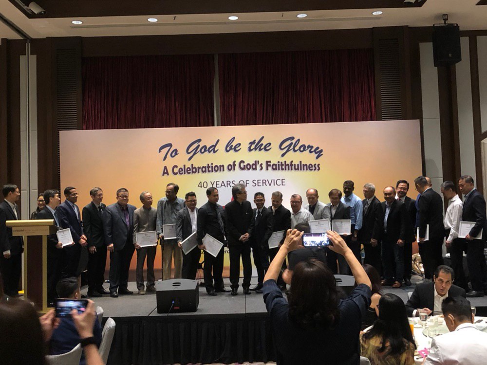 The Christian Outreach to the Handicapped 40th anniversary dinner